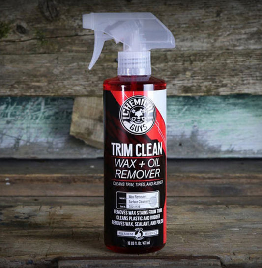 Trim Clean Wax and Oil Remover for Trim, Tires, and Rubber 16oz