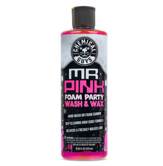 Mr Pink Foam Party Wash and Wax 16oz