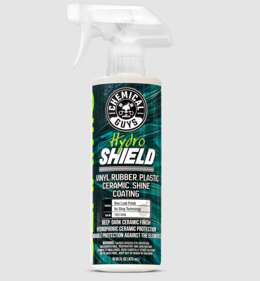 Hydro Shield Vinyl, Rubber, Plastic,Ceramic Shine Coating 16oz