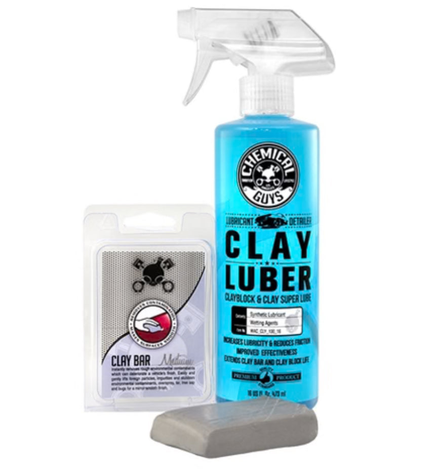 Clay Bar & Luber Synthetic Lubricant kit Medium Duty