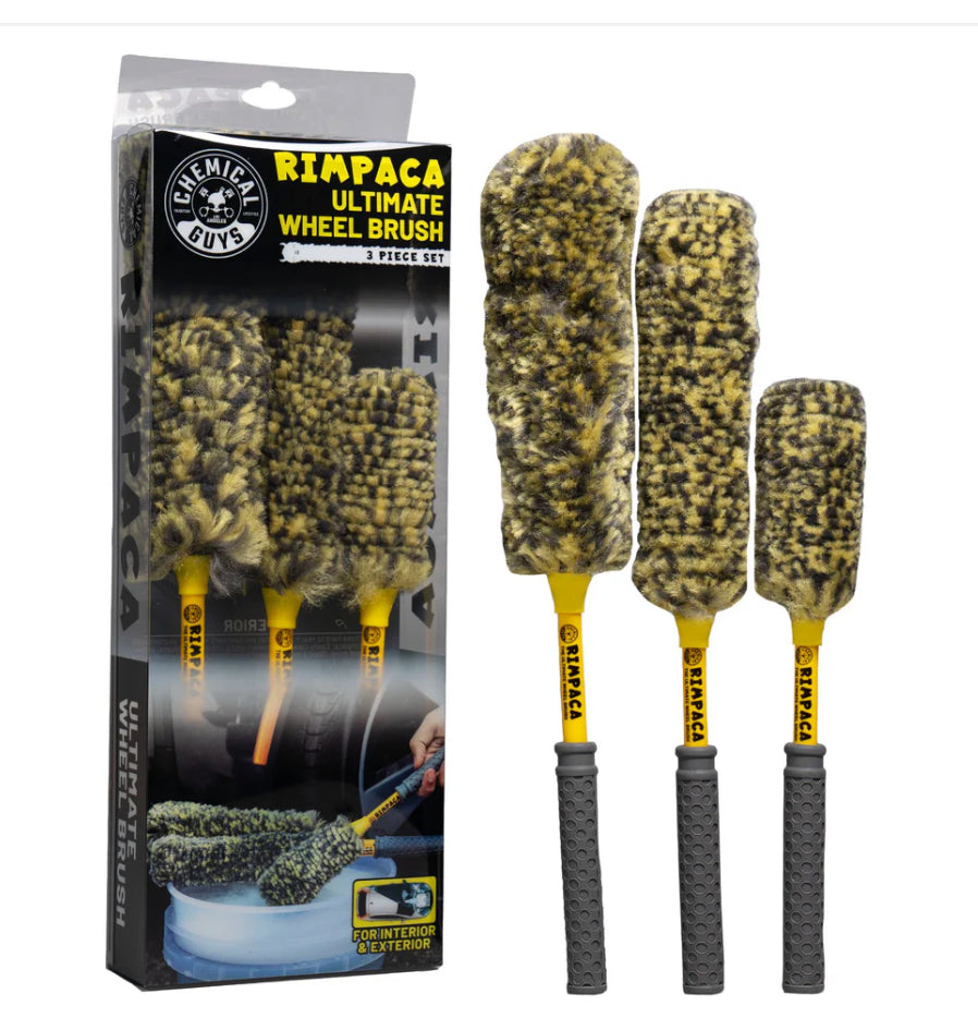 RIMPACA ULTIMATE WHEEL BRUSH SET (3 PCS) Chemical guys