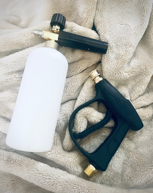 Foam Bottle &amp; Short Pressure Plunger